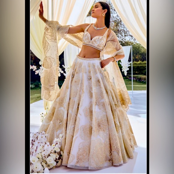 Seema Gujral Lehenga Size 4/6 - Picture 2 of 10